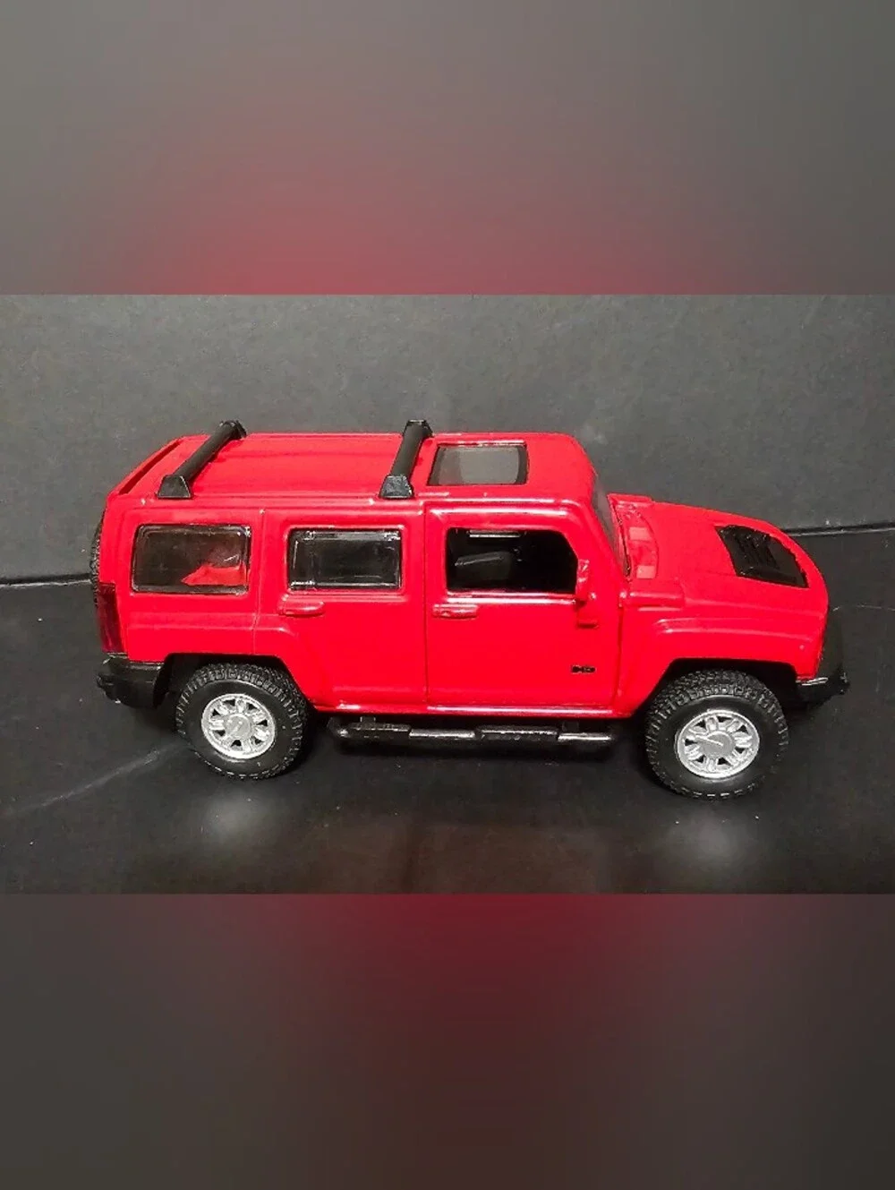 Diecast Metal Toy Model MSZ Red Hummer H3 SUV 1:32